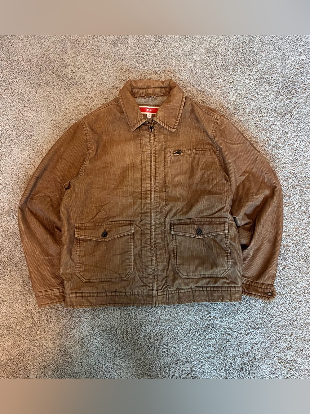 Vintage Mossimo Corduroy Sherpa Lined Trucker Jacket
